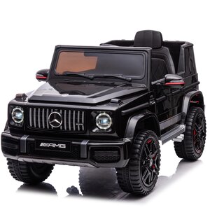 Mercedes kinderauto RETOURDEAL Mercedes G63 AMG XL Cabrio 24V Kinderauto Zwart