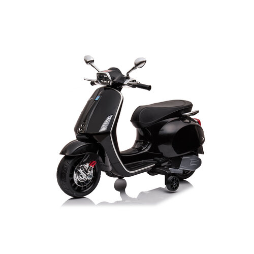 Vespa kinderscooter Vespa Sprint 6V Kinderscooter Zwart