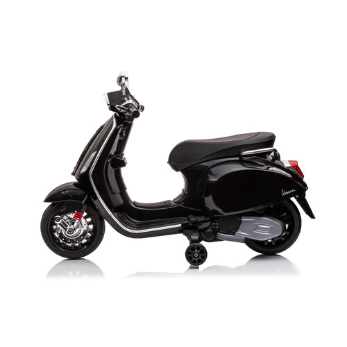Vespa kinderscooter Vespa Sprint 6V Kinderscooter Zwart