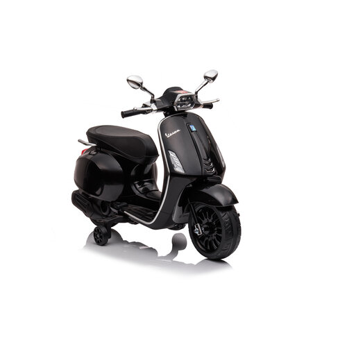 Vespa kinderscooter Vespa Sprint 6V Kinderscooter Zwart