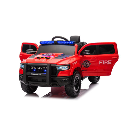 RAM Dodge RAM 1500 12V Kinderauto Brandweer
