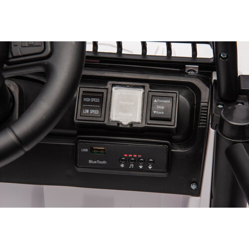 Jeep 12V Kinderauto Wit