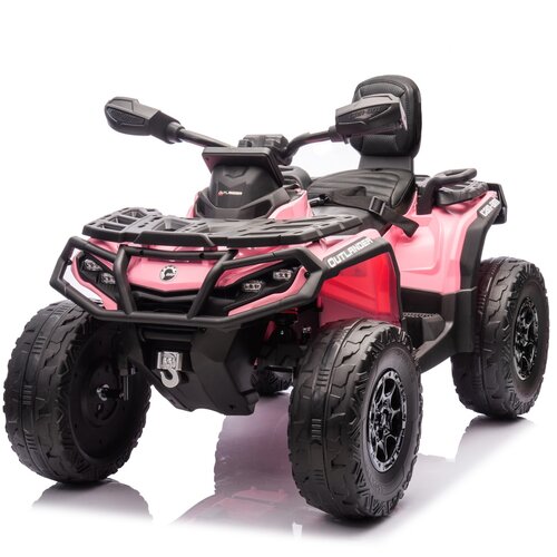 CAN-AM CAN-AM Outlander 24V Kinder Quad 2-Persoons Roze CAN-AM CAN-AM Outlander 24V Kinder Quad 2-Persoons Roze