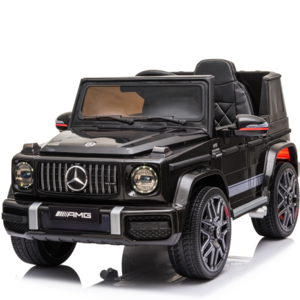Mercedes kinderauto Mercedes G63 AMG Cabrio 12V Kinderauto Zwart