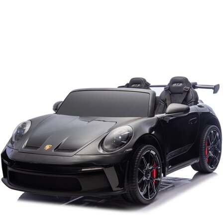 Porsche Kinderauto Porsche 911 GT3 24V 2-persoons kinderauto metallic Zwart