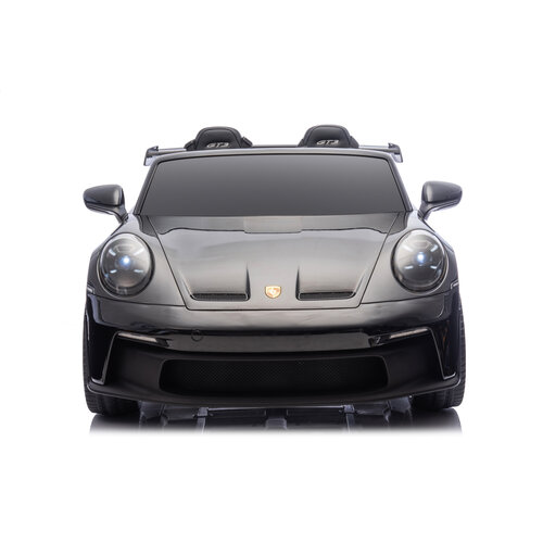 Porsche Kinderauto Porsche 911 GT3 24V 2-persoons kinderauto metallic Zwart Porsche Kinderauto Porsche 911 GT3 24V 2-persoons kinderauto metallic Zwart