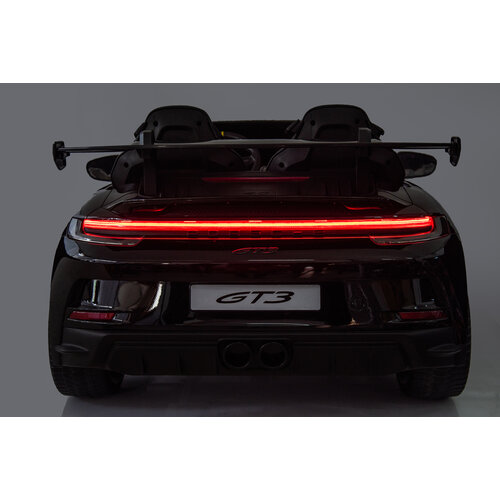 Porsche Kinderauto Porsche 911 GT3 24V 2-persoons kinderauto metallic Zwart Porsche Kinderauto Porsche 911 GT3 24V 2-persoons kinderauto metallic Zwart