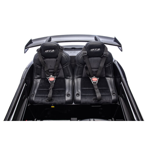 Porsche Kinderauto Porsche 911 GT3 24V 2-persoons kinderauto metallic Zwart Porsche Kinderauto Porsche 911 GT3 24V 2-persoons kinderauto metallic Zwart