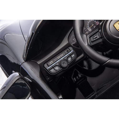 Porsche Kinderauto Porsche 911 GT3 24V 2-persoons kinderauto metallic Zwart Porsche Kinderauto Porsche 911 GT3 24V 2-persoons kinderauto metallic Zwart