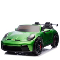 Porsche 911 GT3 24V 2-persoons kinderauto metallic Groen