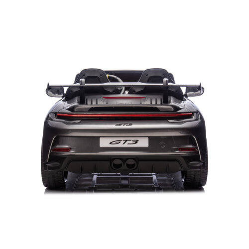 Porsche Kinderauto Porsche 911 GT3 24V 2-persoons kinderauto metallic Grijs Porsche Kinderauto Porsche 911 GT3 24V 2-persoons kinderauto metallic Grijs