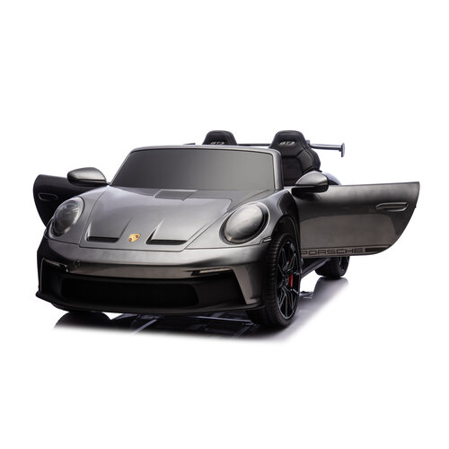 Porsche Kinderauto Porsche 911 GT3 24V 2-persoons kinderauto metallic Grijs Porsche Kinderauto Porsche 911 GT3 24V 2-persoons kinderauto metallic Grijs