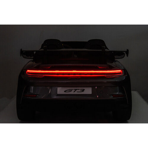 Porsche Kinderauto Porsche 911 GT3 24V 2-persoons kinderauto metallic Grijs Porsche Kinderauto Porsche 911 GT3 24V 2-persoons kinderauto metallic Grijs