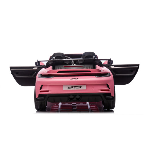 Porsche Kinderauto Porsche 911 GT3 24V 2-persoons kinderauto Roze Porsche Kinderauto Porsche 911 GT3 24V 2-persoons kinderauto Roze