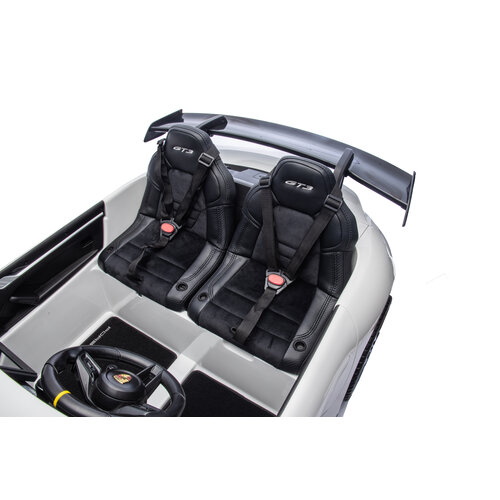 Porsche Kinderauto Porsche 911 GT3 24V 2-persoons kinderauto Wit Porsche Kinderauto Porsche 911 GT3 24V 2-persoons kinderauto Wit
