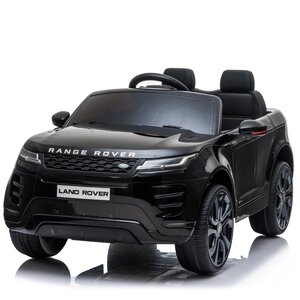 Range Rover kinderauto Range Rover Evoque 12V Elektrische Kinderauto Zwart