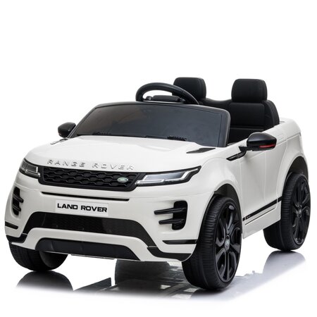 Range Rover kinderauto Range Rover Evoque 12V Elektrische Kinderauto Wit