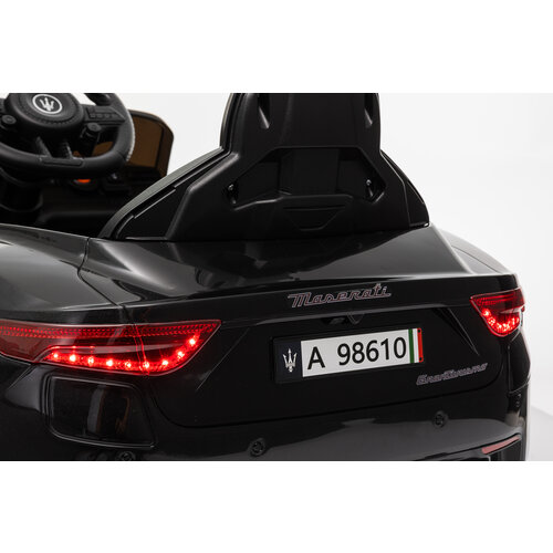Maserati Kinderauto Maserati GranTurismo 12V kinderauto Zwart Maserati Kinderauto Maserati GranTurismo 12V kinderauto Zwart