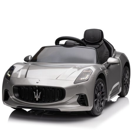Maserati Kinderauto Maserati GranTurismo 12V kinderauto Grijs