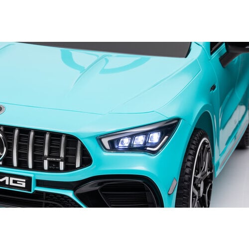 Mercedes kinderauto Mercedes CLA45 AMG 12V Kinderauto Lichtblauw