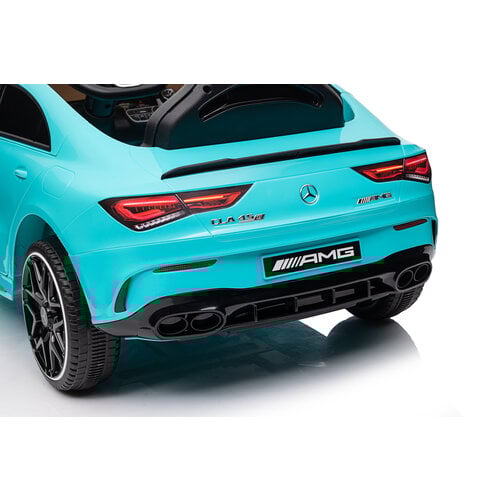 Mercedes kinderauto Mercedes CLA45 AMG 12V Kinderauto Lichtblauw