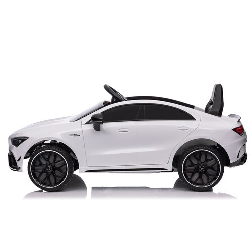 Mercedes kinderauto Mercedes CLA45 AMG 12V Kinderauto Wit