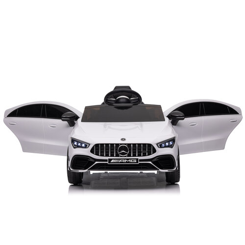Mercedes kinderauto Mercedes CLA45 AMG 12V Kinderauto Wit