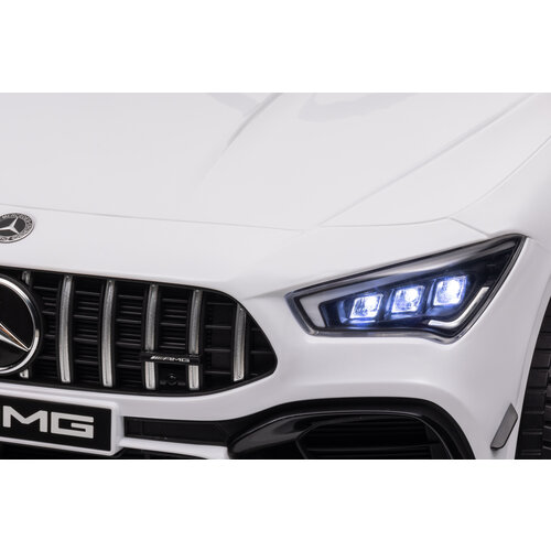 Mercedes kinderauto Mercedes CLA45 AMG 12V Kinderauto Wit