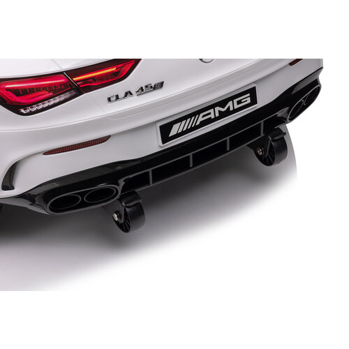 Mercedes kinderauto Mercedes CLA45 AMG 12V Kinderauto Wit