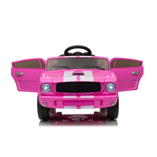 Shelby Kinderauto Shelby GT350 12V kinderauto Roze