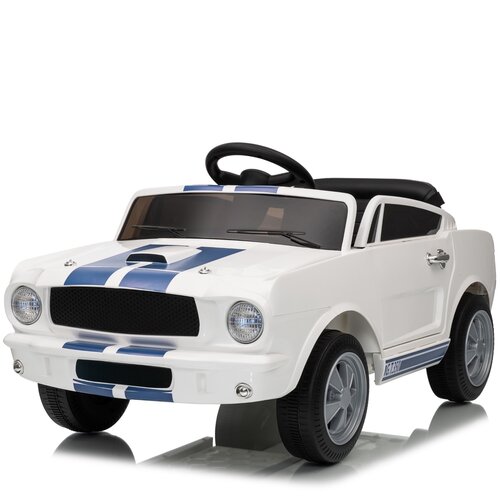 Shelby Kinderauto Shelby GT350 12V kinderauto Wit Shelby Kinderauto Shelby GT350 12V kinderauto Wit