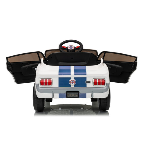 Shelby Kinderauto Shelby GT350 12V kinderauto Wit Shelby Kinderauto Shelby GT350 12V kinderauto Wit