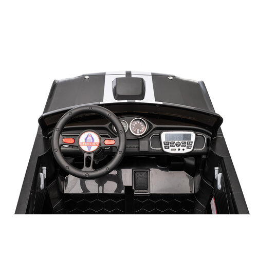 Shelby Kinderauto Shelby GT350 24V 2-persoons kinderauto Zwart Shelby Kinderauto Shelby GT350 24V 2-persoons kinderauto Zwart