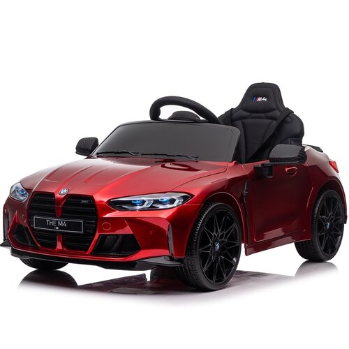 BMW kinderauto BMW M4 12V Kinderauto metallic Rood BMW kinderauto BMW M4 12V Kinderauto metallic Rood