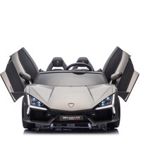 Lamborghini Revuelto 24V 2 Persoons Kinderauto Grijs