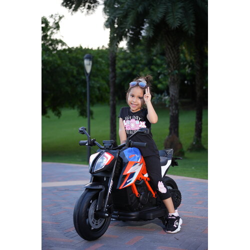 KTM Kindermotor KTM 1290 Superduke kindermotor 12V Oranje