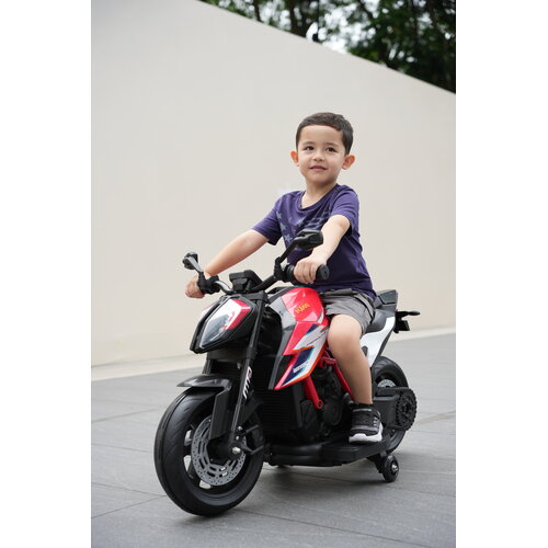 KTM Kindermotor KTM 1290 Superduke kindermotor 12V Rood KTM Kindermotor KTM 1290 Superduke kindermotor 12V Rood