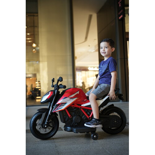 KTM Kindermotor KTM 1290 Superduke kindermotor 12V Rood KTM Kindermotor KTM 1290 Superduke kindermotor 12V Rood