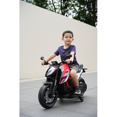 KTM Kindermotor KTM 1290 Superduke kindermotor 12V Rood KTM Kindermotor KTM 1290 Superduke kindermotor 12V Rood