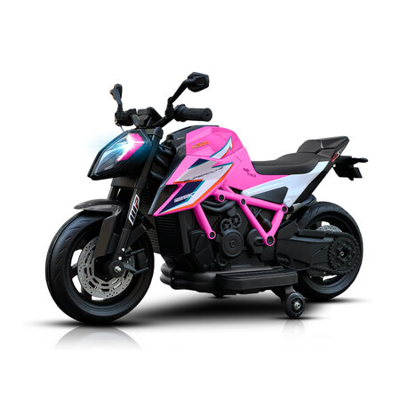 KTM Kindermotor KTM 1290 Superduke kindermotor 12V Roze