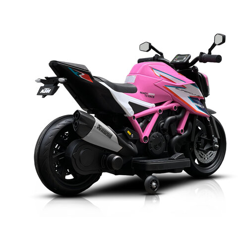 KTM Kindermotor KTM 1290 Superduke kindermotor 12V Roze