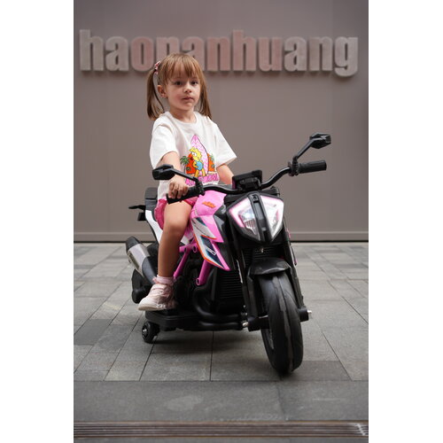 KTM Kindermotor KTM 1290 Superduke kindermotor 12V Roze