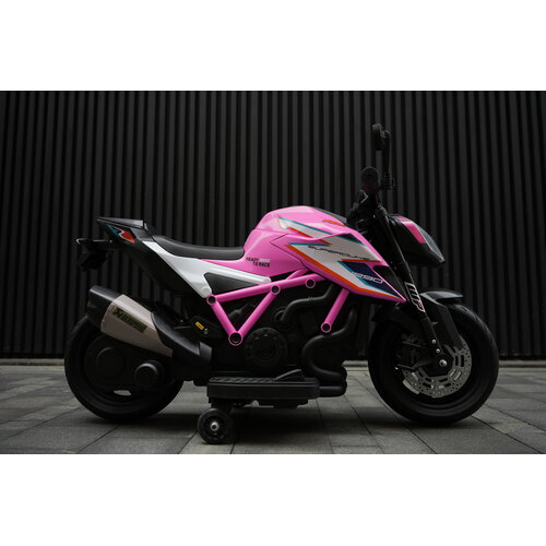 KTM Kindermotor KTM 1290 Superduke kindermotor 12V Roze