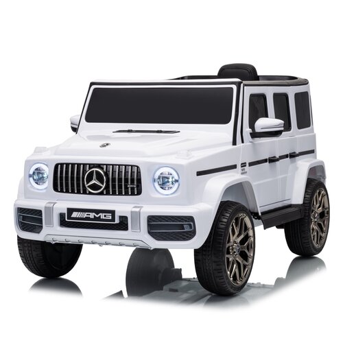 Mercedes kinderauto Mercedes G63 AMG 12V Kinderauto Wit Mercedes kinderauto Mercedes G63 AMG 12V Kinderauto Wit