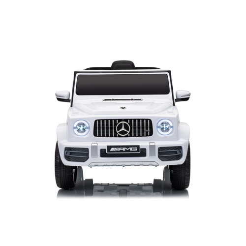 Mercedes kinderauto Mercedes G63 AMG 12V Kinderauto Wit Mercedes kinderauto Mercedes G63 AMG 12V Kinderauto Wit