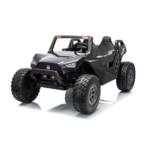 Buggy Clash 24V Highspeed 2-Persoons Kinderauto Zwart