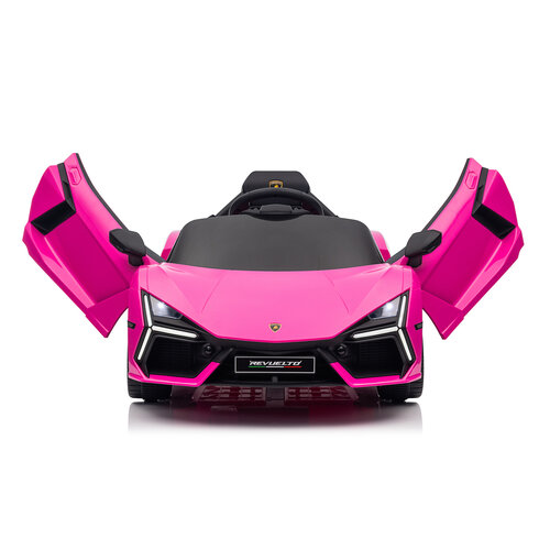 Lamborghini kinderauto Lamborghini Revuelto 12V Kinderauto Roze Lamborghini kinderauto Lamborghini Revuelto 12V Kinderauto Roze