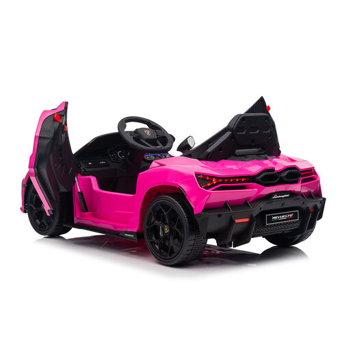 Lamborghini kinderauto Lamborghini Revuelto 12V Kinderauto Roze Lamborghini kinderauto Lamborghini Revuelto 12V Kinderauto Roze