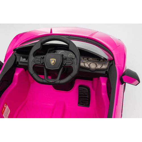 Lamborghini kinderauto Lamborghini Revuelto 12V Kinderauto Roze Lamborghini kinderauto Lamborghini Revuelto 12V Kinderauto Roze