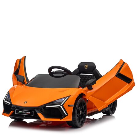 Lamborghini kinderauto Lamborghini Revuelto 12V Kinderauto Oranje